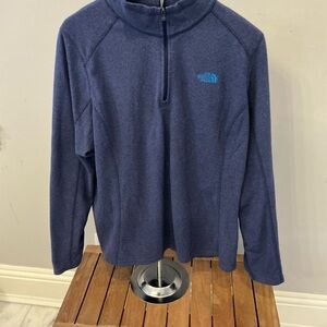 The North Face Woman’s  Zip-Up Sweater in Navy